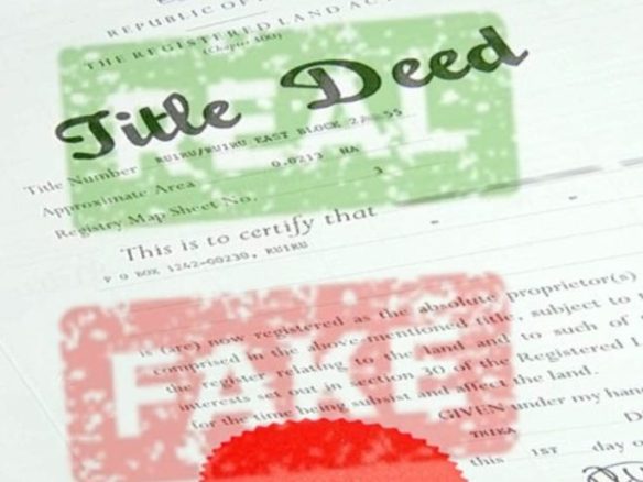 title deed faking