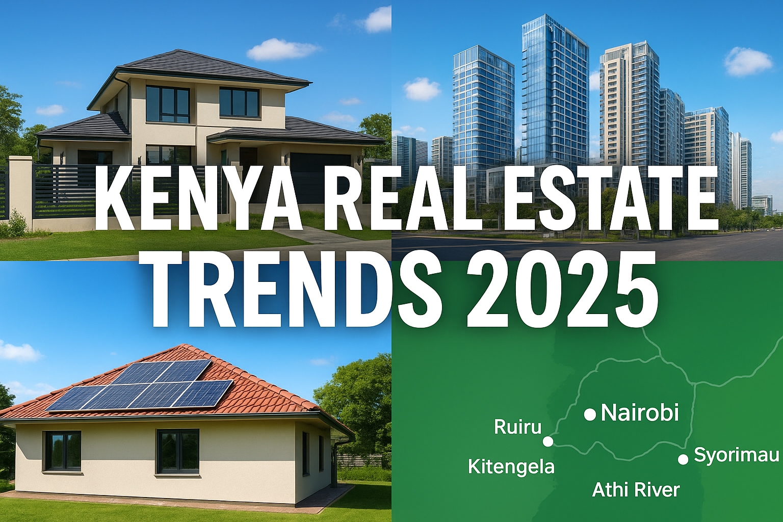 Real Estate Trends 2025: Insights for Buyers, Investors, and Developers in Kenya