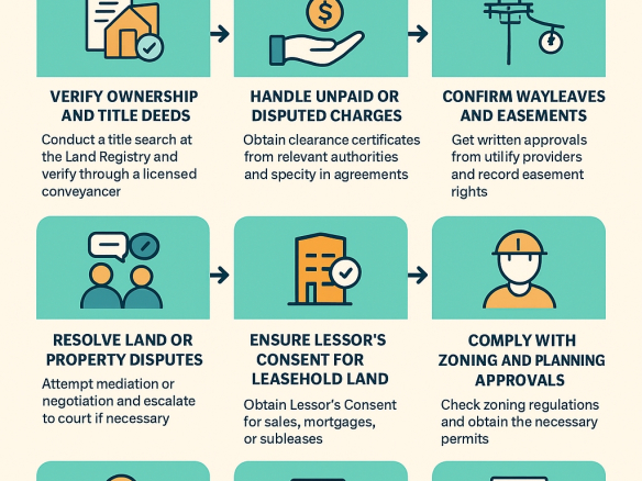 How to Deal with Challenges in Property Transactions, Ownership, Charges, Wayleaves, and Related Issues in Kenya