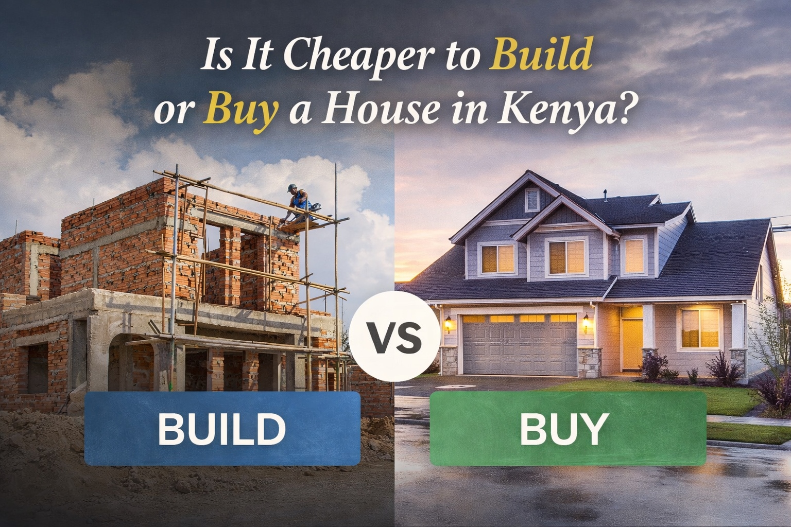 Is It Cheaper to Build or Buy a House in Kenya?