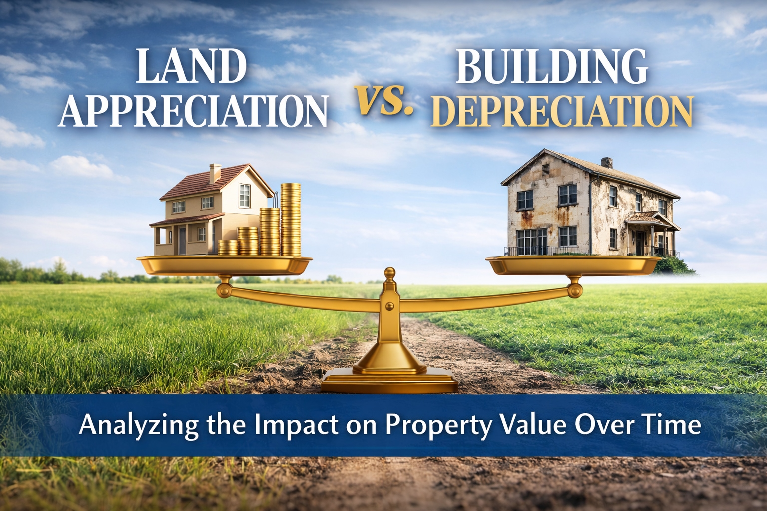 Land Appreciation vs Building Depreciation: Understanding the True Value of Developed Property Over Time
