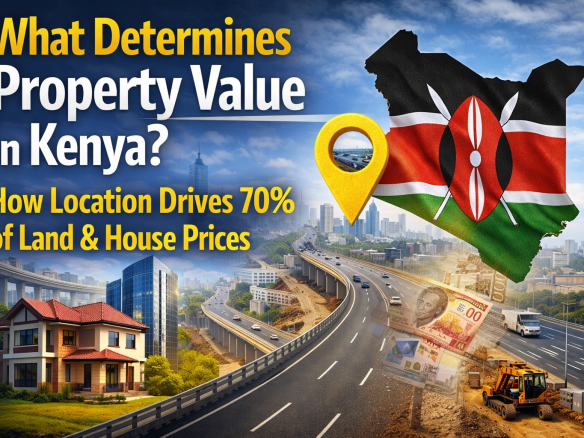 What Determines Property Value in Kenya? How Location Drives 70% of Land & House Prices