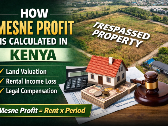 How Mesne Profit Is Calculated in Kenya: A Professional Guide for Landowners, Advocates & Property Investors
