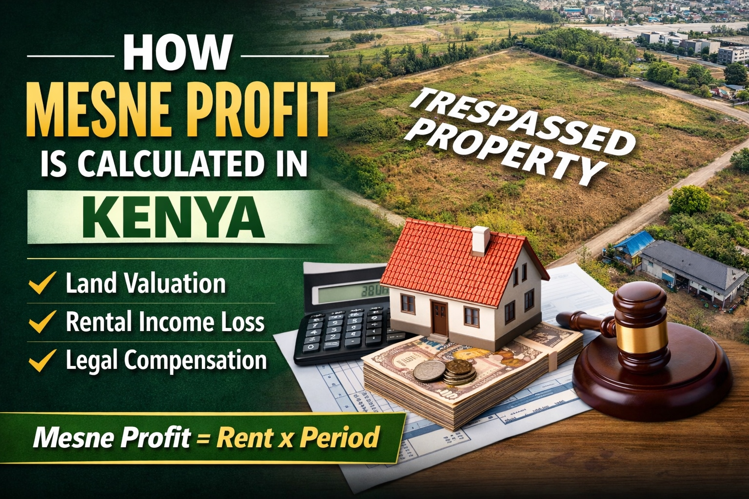 How Mesne Profit Is Calculated in Kenya: A Professional Guide for Landowners, Advocates & Property Investors