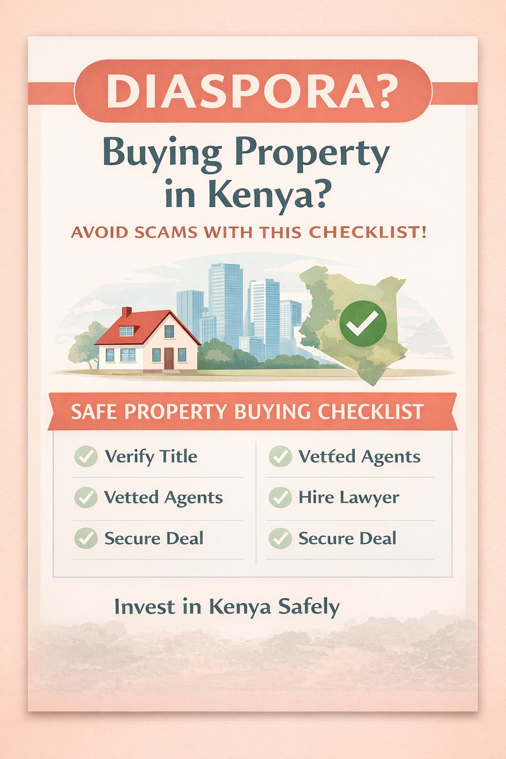 Diaspora Real Estate Safe Buying Checklist (Kenya)