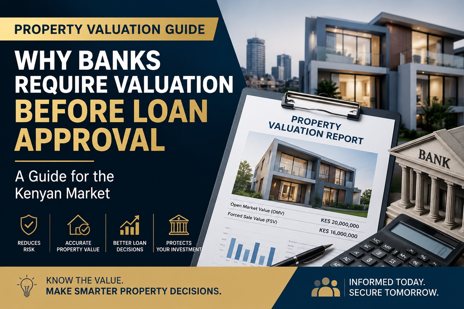 Why Banks Require Valuation Before Loan Approval in Kenya - Property Valuation Guide